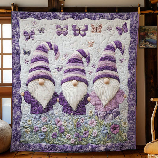 Rynx | Purple Gnome Trio Quilt