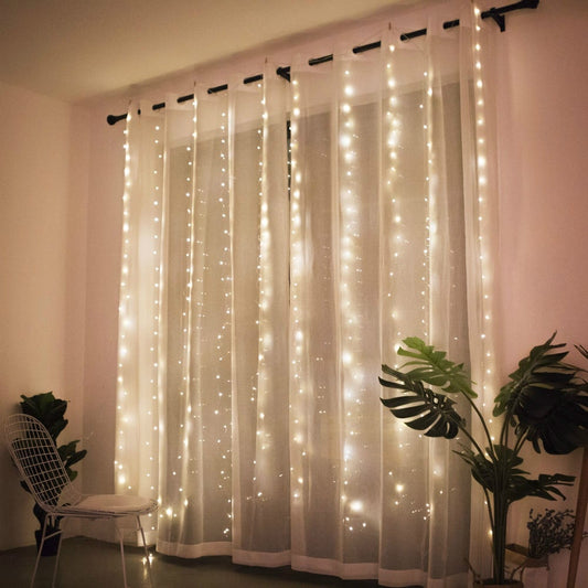 Rynx | LED Rainbow Curtain Lights — Color Changing Waterproof Decoration