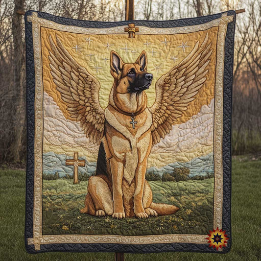 Rynx | German Shepherd Angel Quilt
