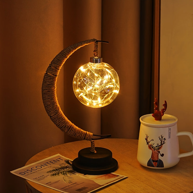 Rynx | MaanLys - Smedjern LED Table Lamp With Decorative Desk Lamp Design