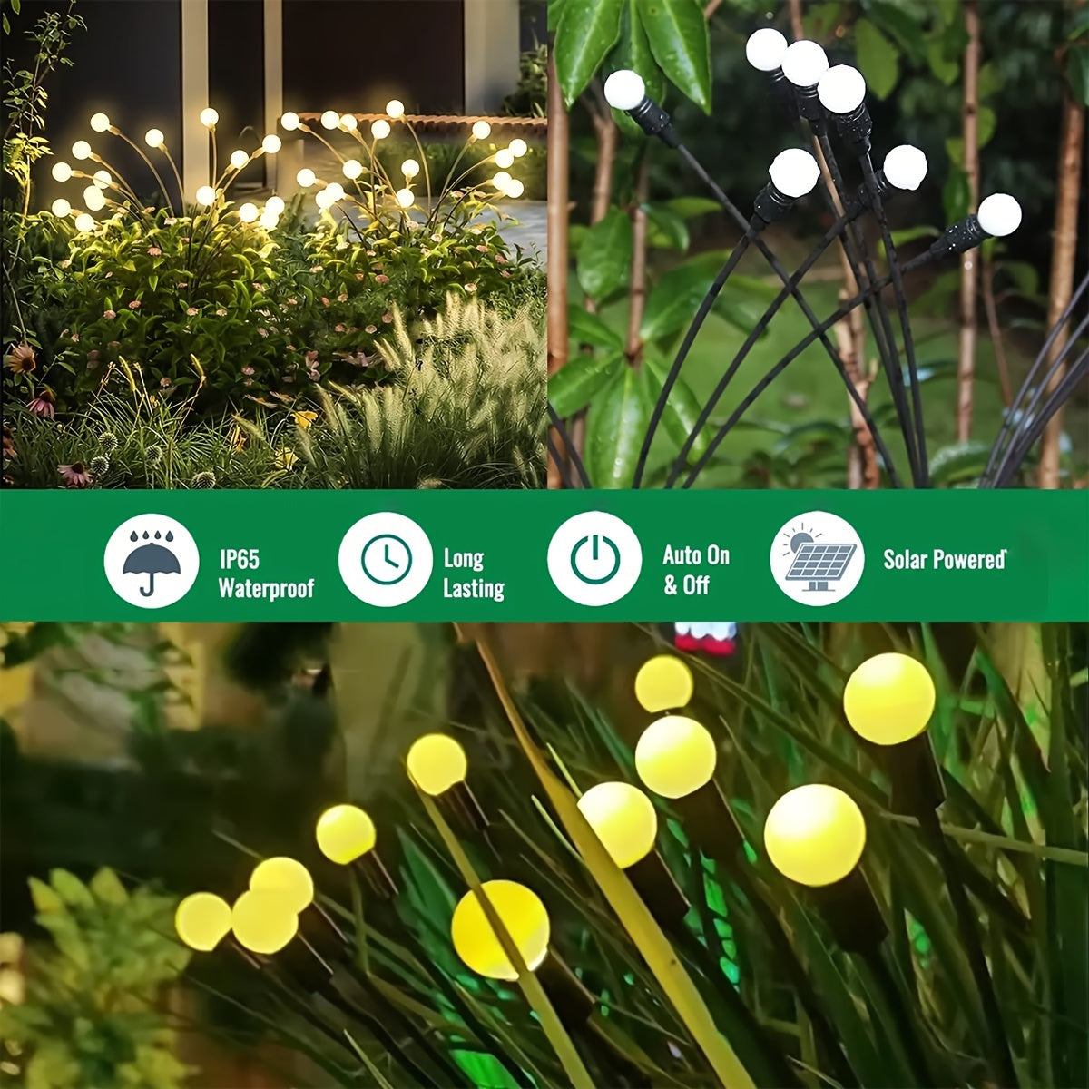 Rynx | SolarFirefly - LED Garden Decoration Firefly Light, Waterproof Outdoor Lighting