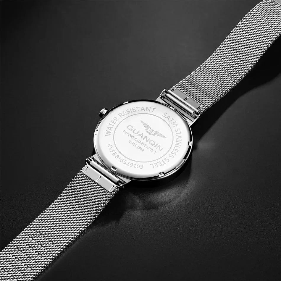 Rynx | Men's Quartz Watch with Steel Mesh Strap