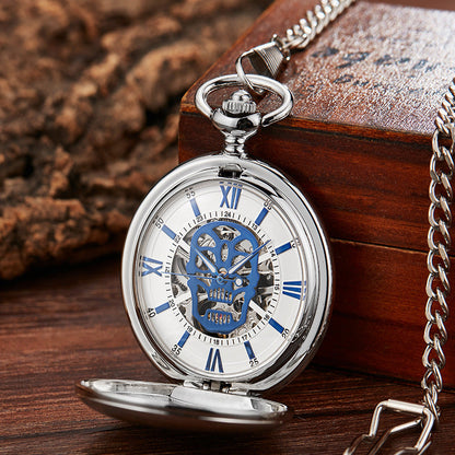 Rynx | Skull Pocket Watch Hult Flip Retro Mechanical