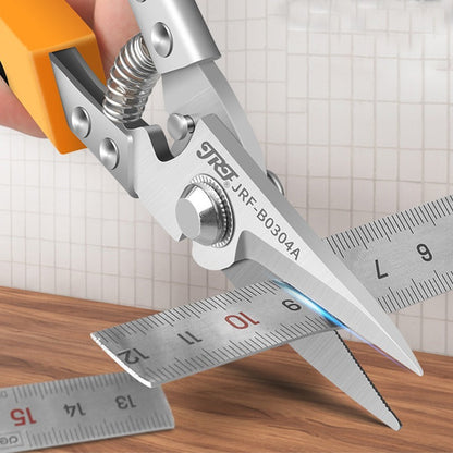 Rynx | Heavy-Duty Stainless Steel Industrial Shears – Precise Cutting for Metal, PVC, Tin, Ergonomic Grip, Rust-Resistant, Ideal for Professional & DIY Projects