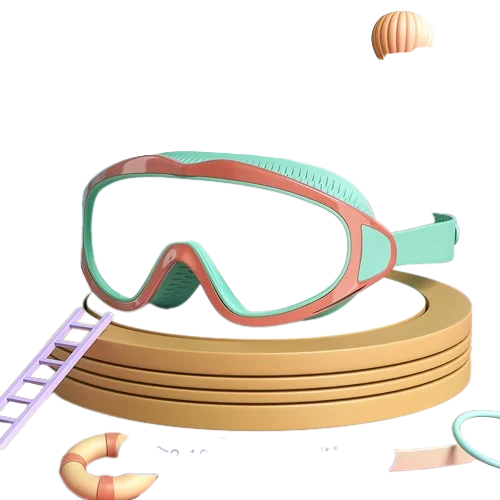 RYNX | Hd Swimming Goggles For Kids With Large Frame, Waterproof And Anti-Fog
