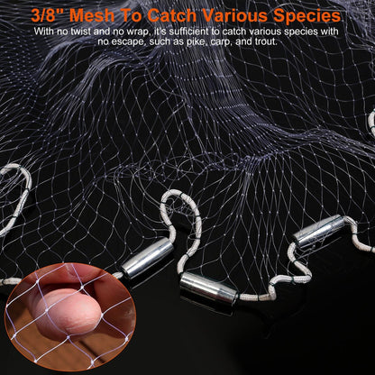 Rynx | Fishing Cast Net Bait Capture Heavy Equipment