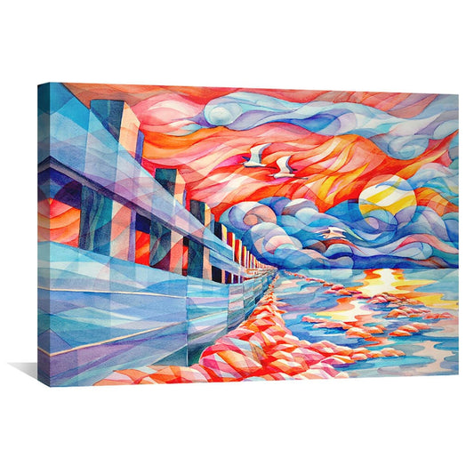 Rynx | Flight of the Herons Canvas