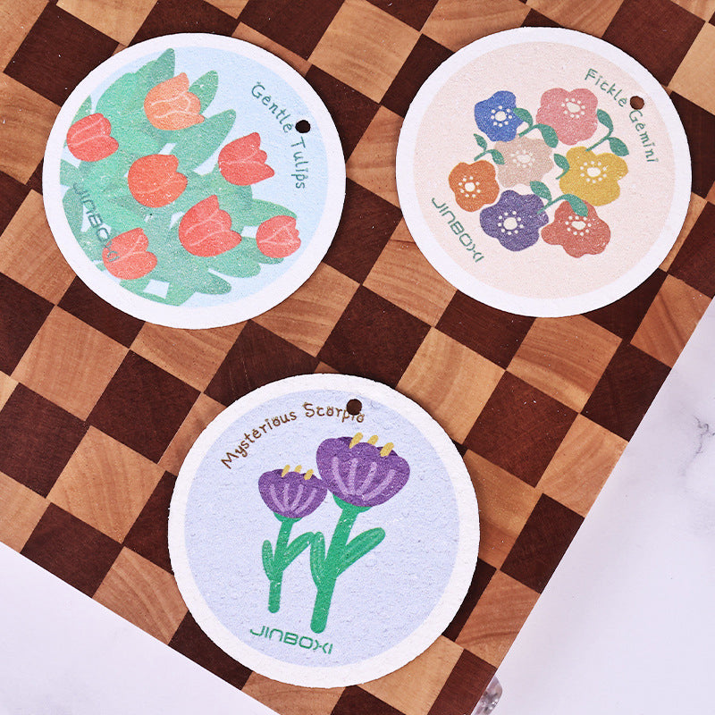 Rynx | Kitchen Flower Print Wood Pulp Cotton Cloth