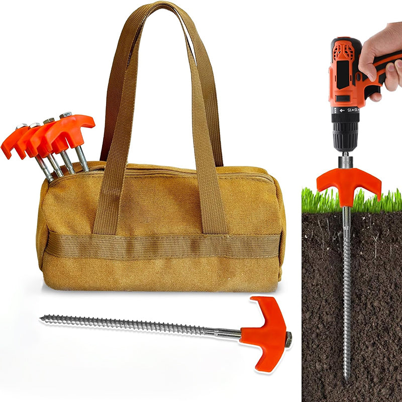 Rynx | Rotatable tent pegs with thread