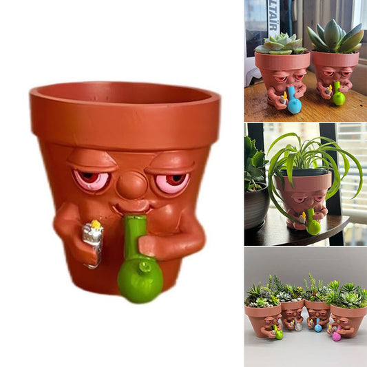 Rynx | Creative smoking flower pot