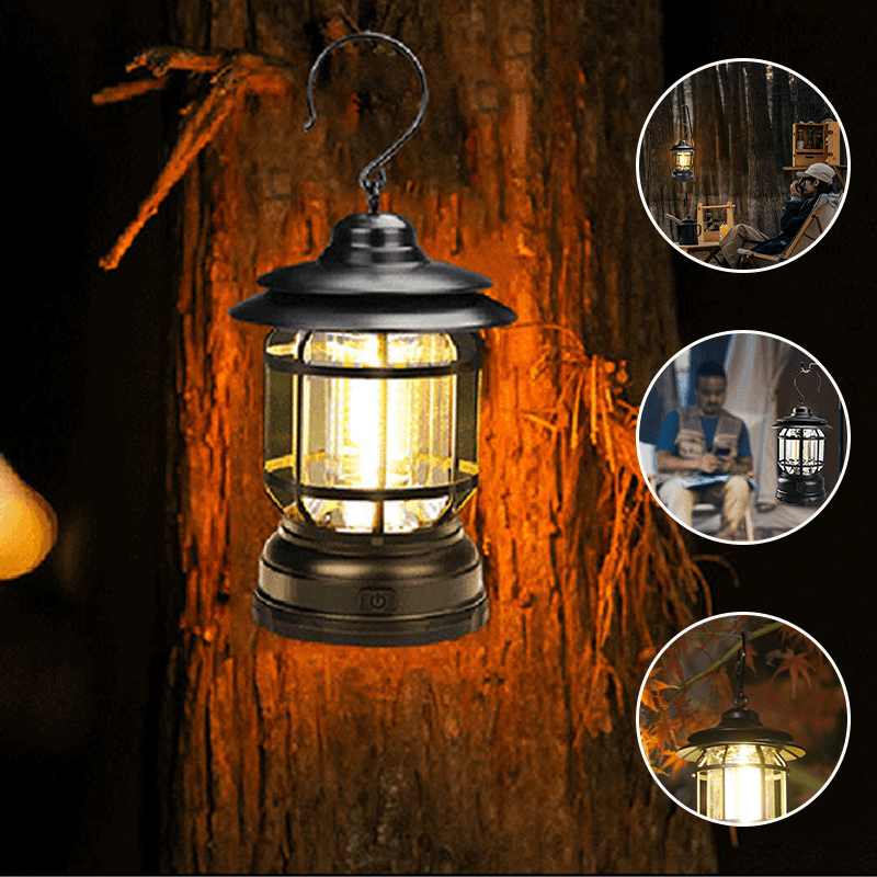Rynx | VintageGlow - Portable Retro Camping Lamp