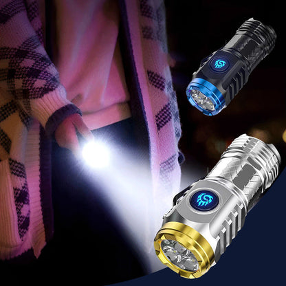 Rynx | Mini flashlight with three-eyed monster