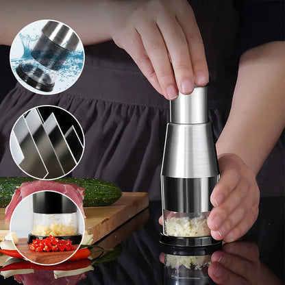 Rynx | Crushio - Effortless garlic press for quick and residue-free kitchen preparation