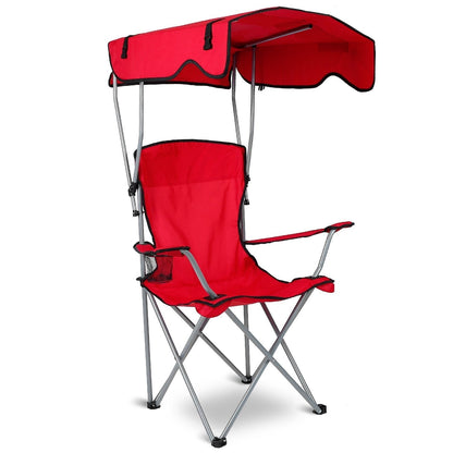 Rynx | Foldable Beach Cape Chair Sun Protection with Cup Holder