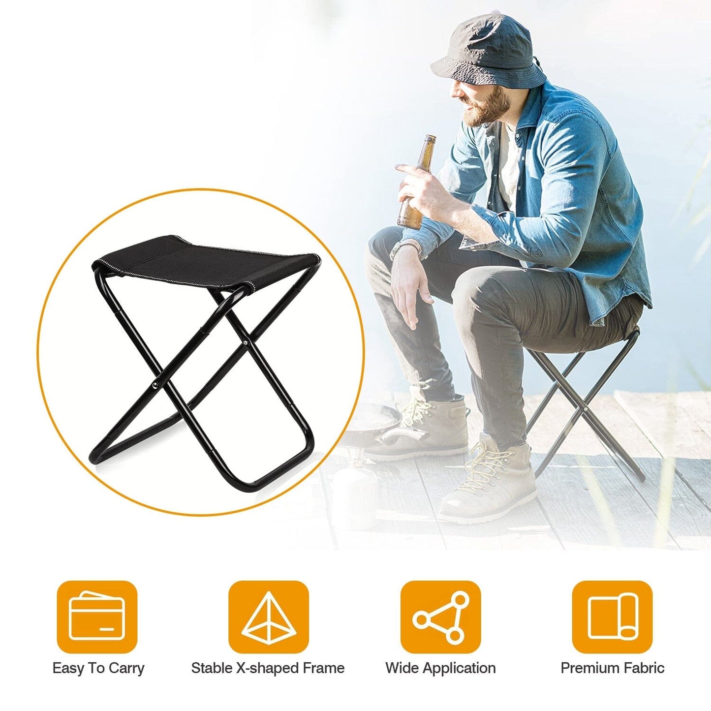 Rynx | Foldable Camping Chair Portable Travel Chair