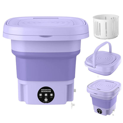 Rynx | Foldable Washing Machine with Removable Drain Basket
