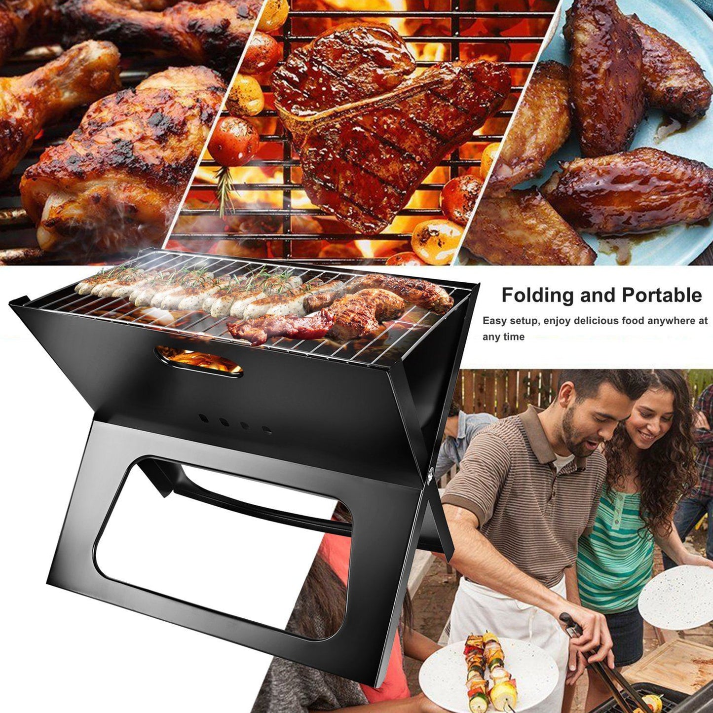 Rynx | Portable Foldable BBQ Grill