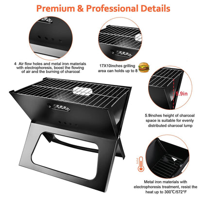 Rynx | Portable Foldable BBQ Grill