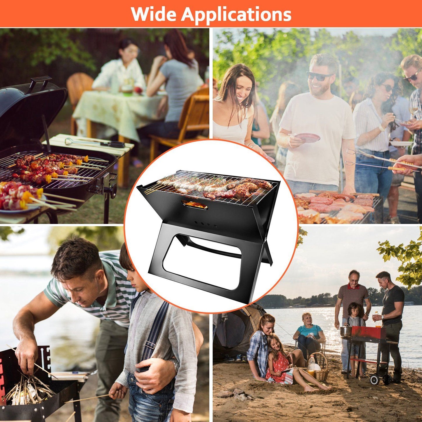 Rynx | Portable Foldable BBQ Grill