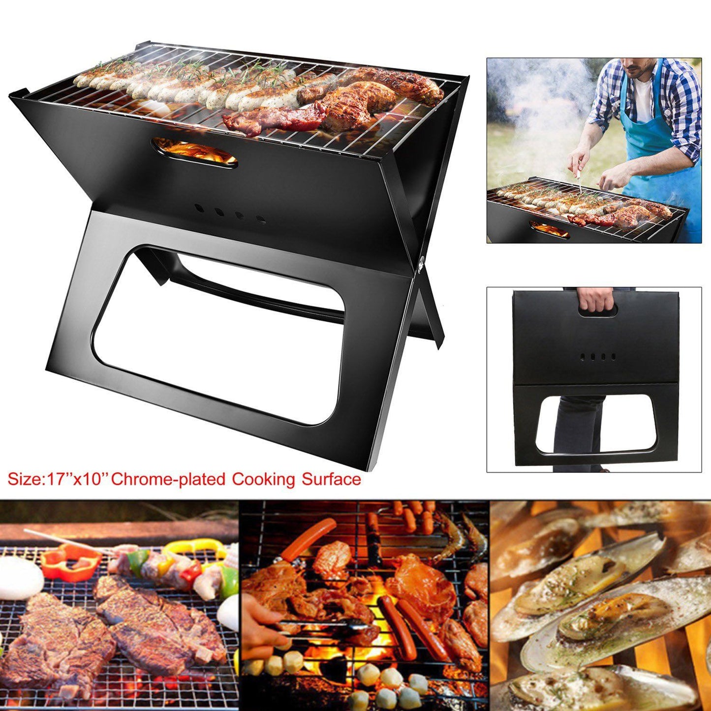 Rynx | Portable Foldable BBQ Grill