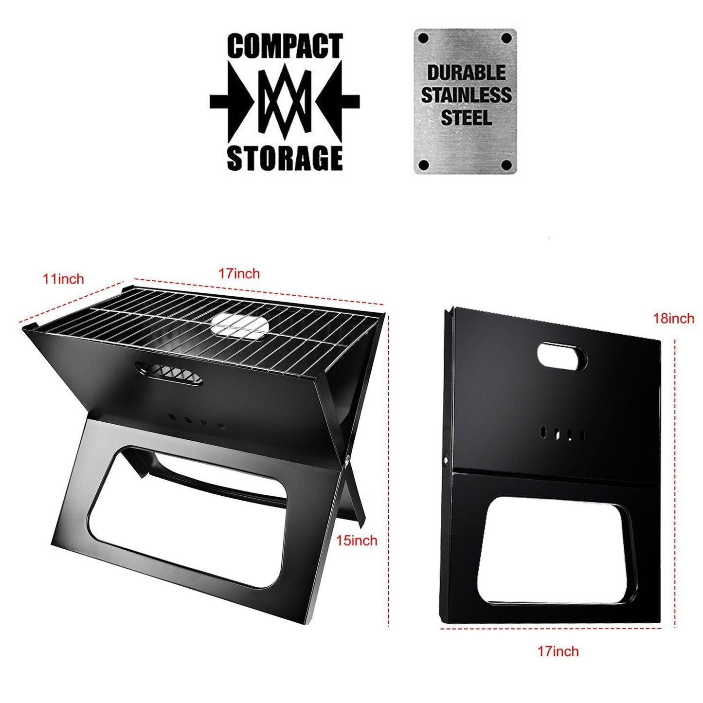 Rynx | Portable Foldable BBQ Grill