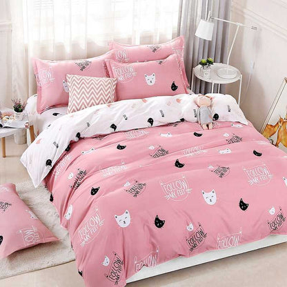 Rynx | Follow My Feet Minimalist Cat Theme Bedding Set