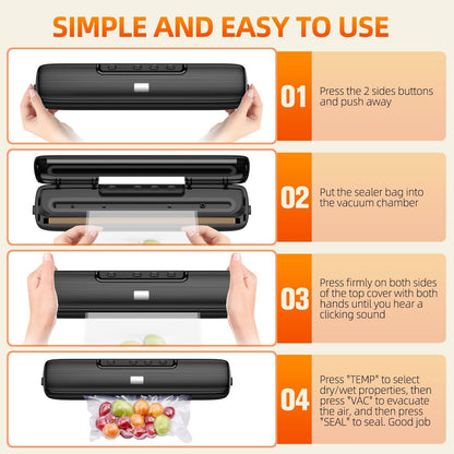 Rynx | Food Vacuum Sealer Automatic Air Sealing System