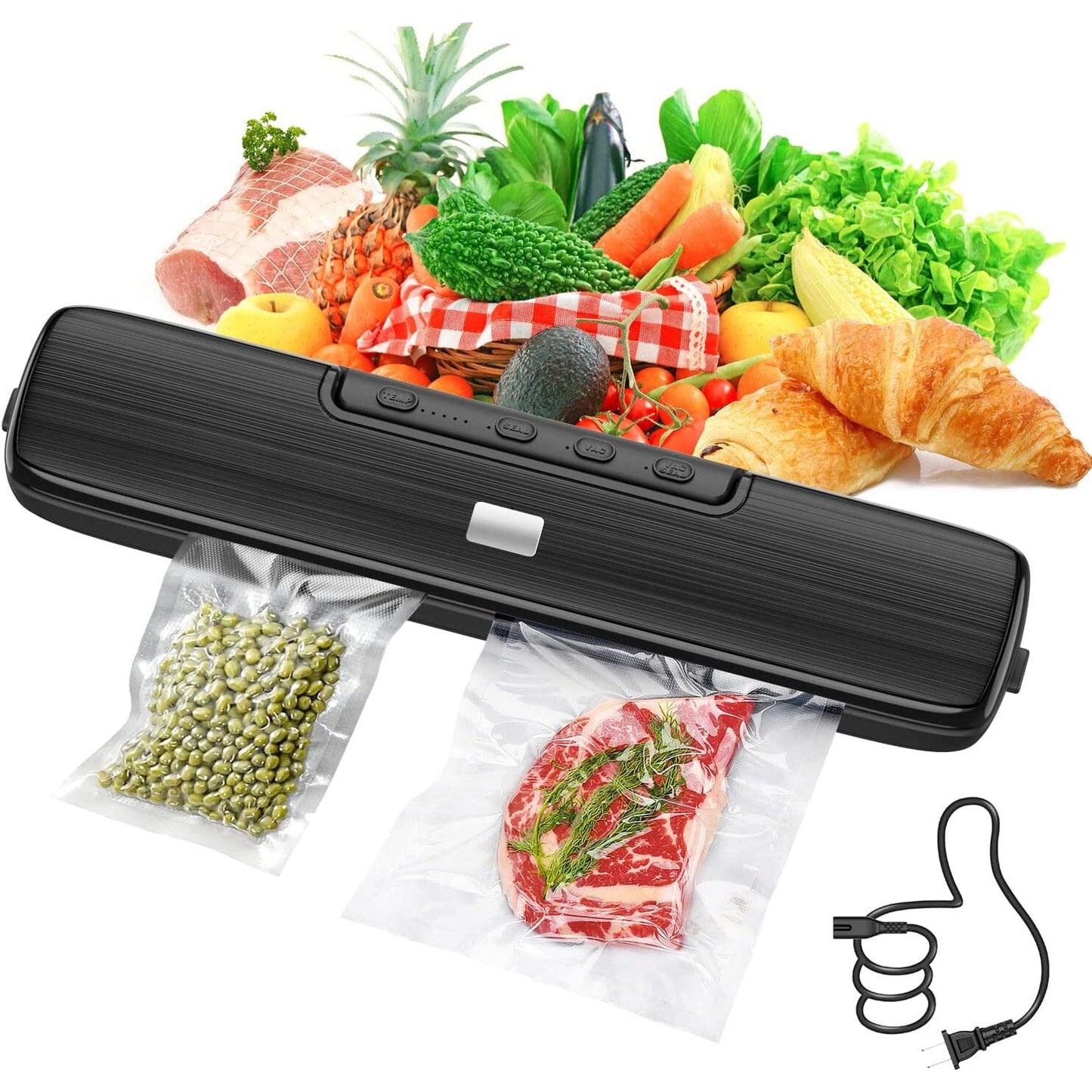 Rynx | Food Vacuum Sealer Automatic Air Sealing System