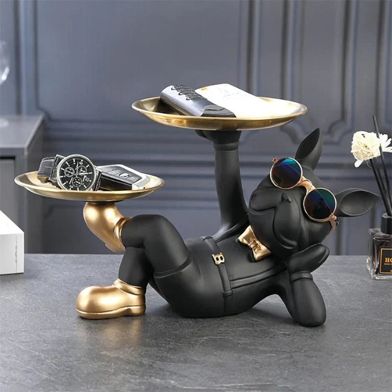 Rynx | FrenchPaw™ French Bulldog Statue | Modern Decorative Figure for Home & Office | Stylish Animal Statue