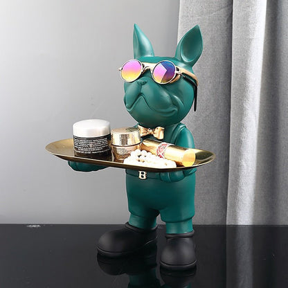 Rynx | FrenchPaw™ French Bulldog Statue | Modern Decorative Figure for Home & Office | Stylish Animal Statue