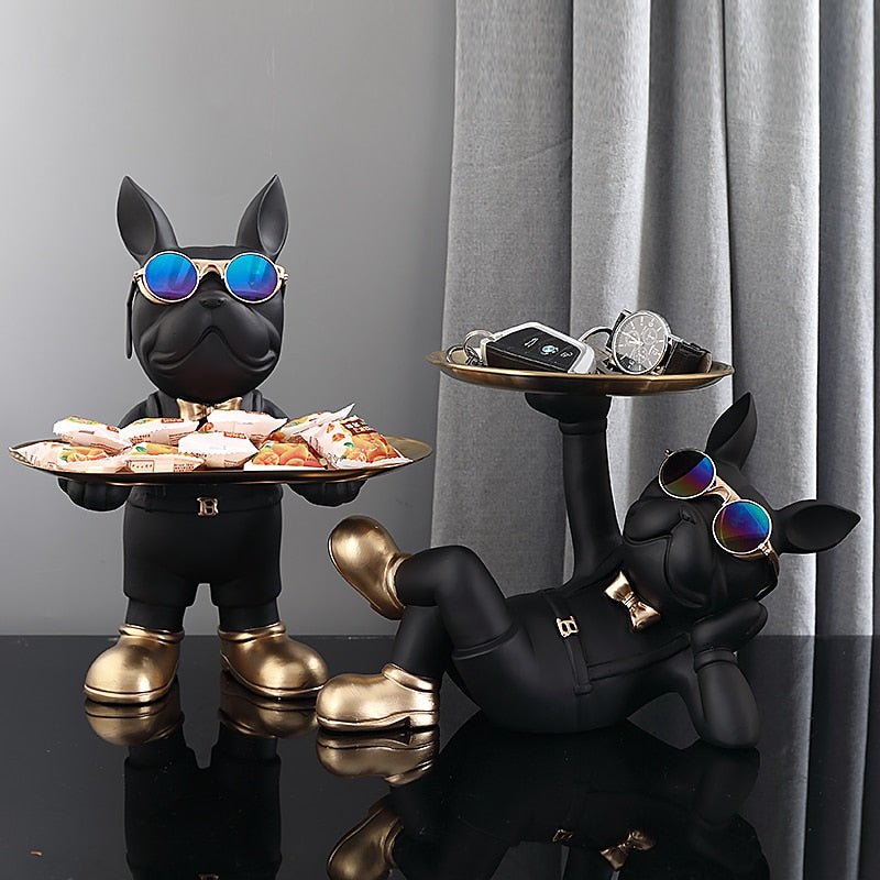 Rynx | FrenchPaw™ French Bulldog Statue | Modern Decorative Figure for Home & Office | Stylish Animal Statue
