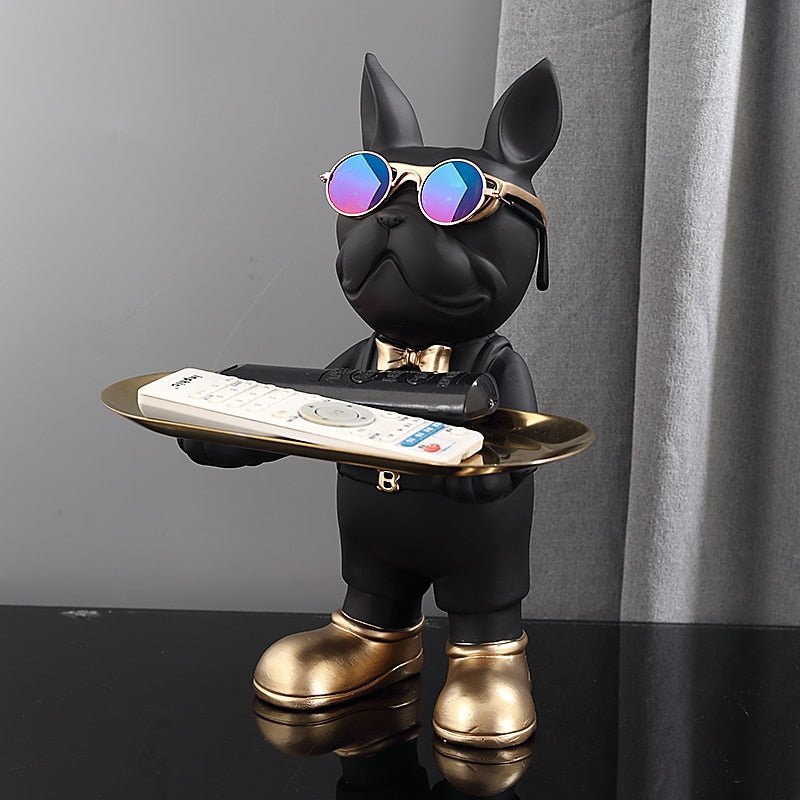 Rynx | FrenchPaw™ French Bulldog Statue | Modern Decorative Figure for Home & Office | Stylish Animal Statue