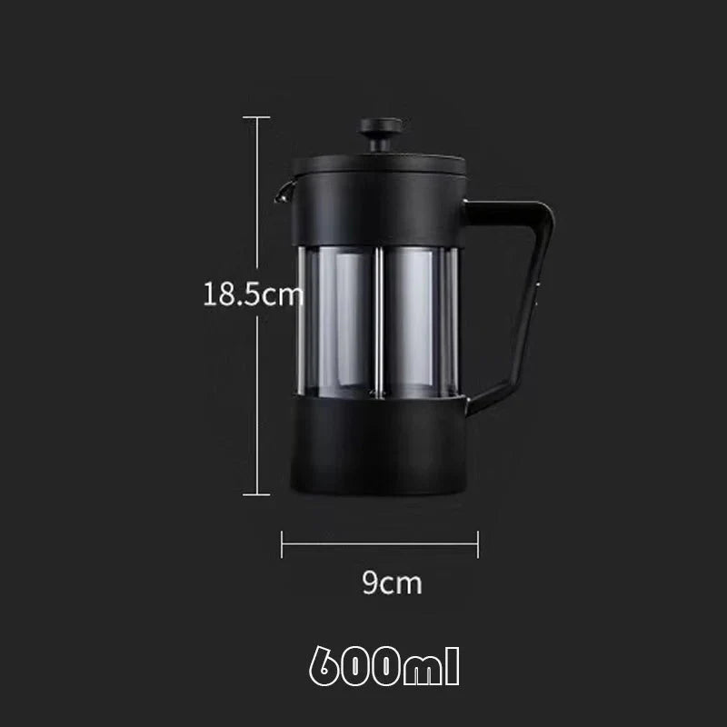 Rynx | French Press Coffee Maker - Borosilicate Glass - Perfect Taste - Sustainable Design