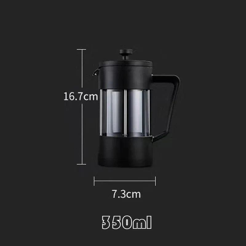 Rynx | French Press Coffee Maker - Borosilicate Glass - Perfect Taste - Sustainable Design