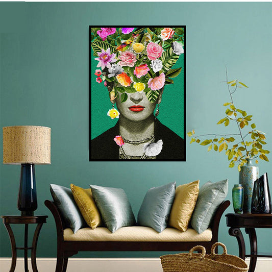 Rynx | Kahlo Wandkunst Leinwand Dekorative Bilder Poster Druck Wandkunst Raumdekoration