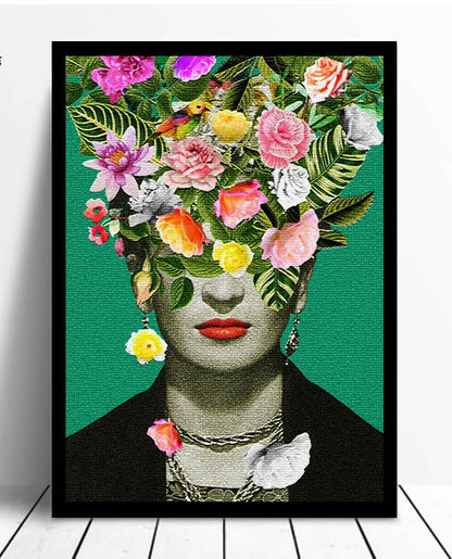 Rynx | Kahlo Wandkunst Leinwand Dekorative Bilder Poster Druck Wandkunst Raumdekoration
