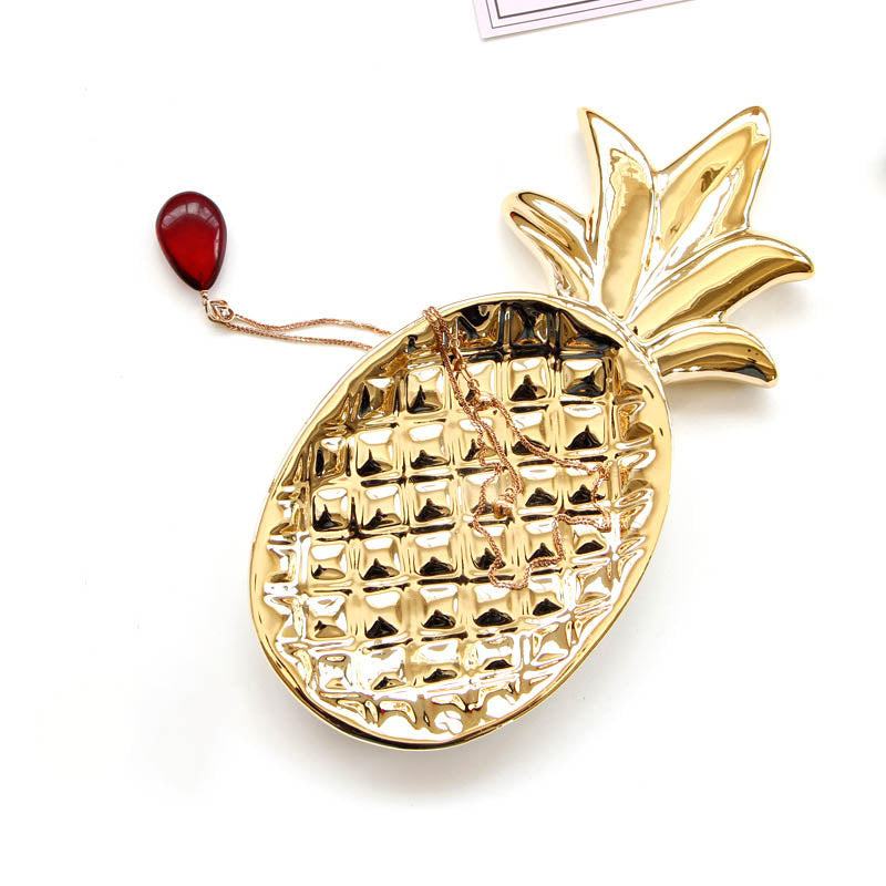 Rynx Preppy Golden Spring Leaf Jewelry Bowl