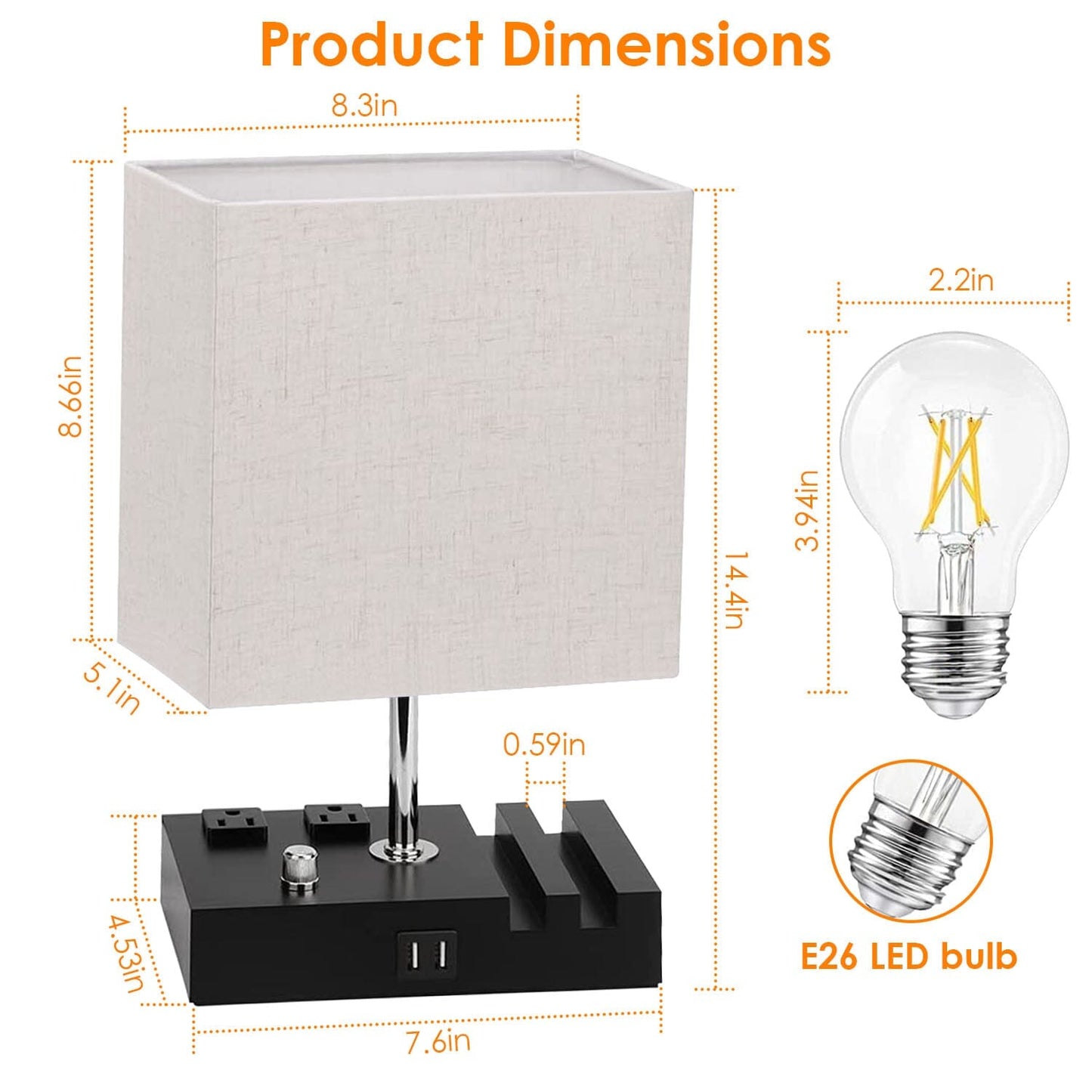 Rynx | Fully Dimmable Table Lamp