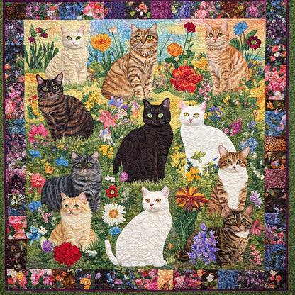 Rynx | Garden Cat Quilt