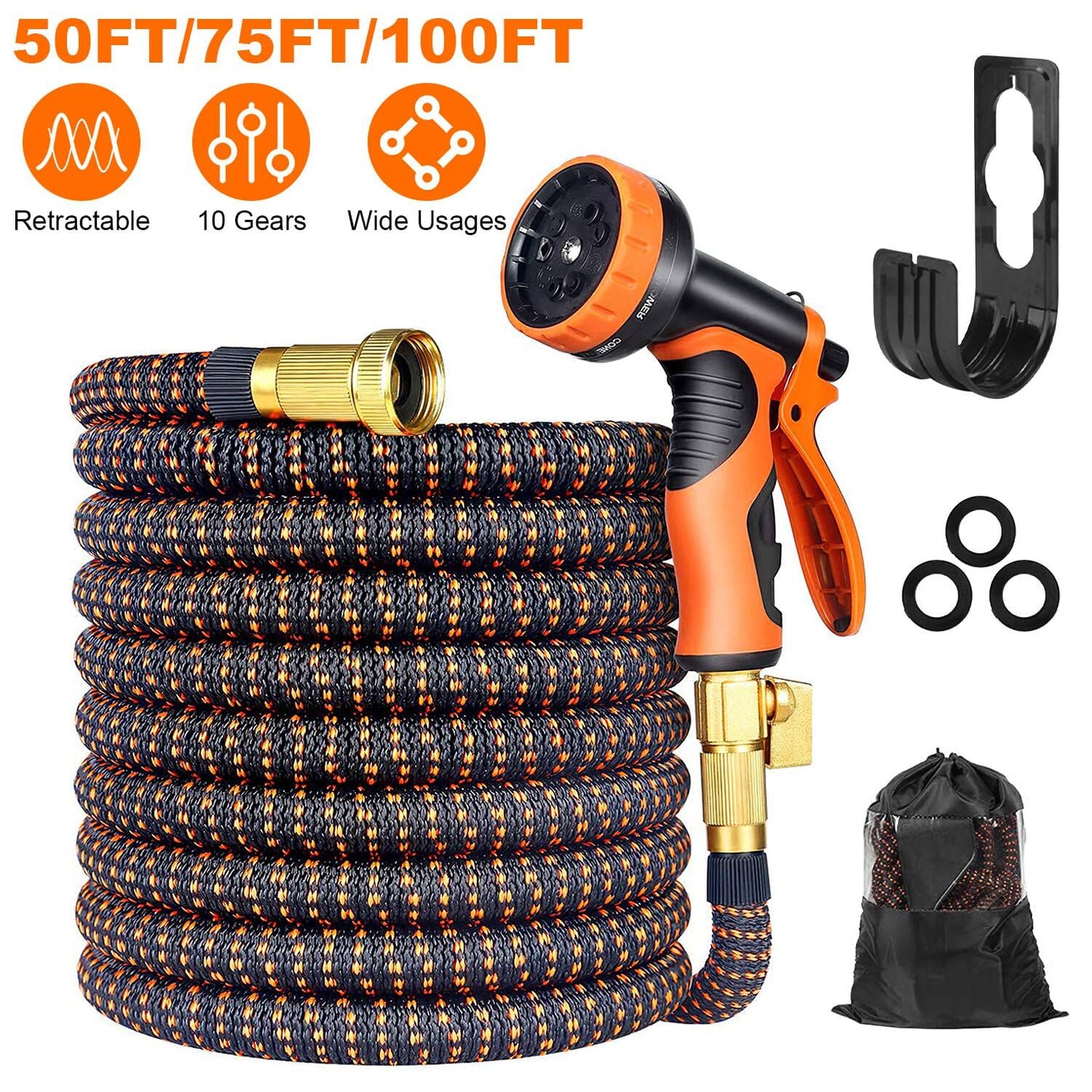 Rynx | Garden Hose Watering Kit with Spray Nozzle