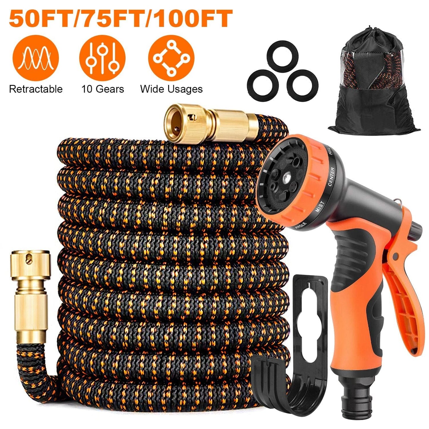 Rynx | Garden Hose Watering Kit with Spray Nozzle