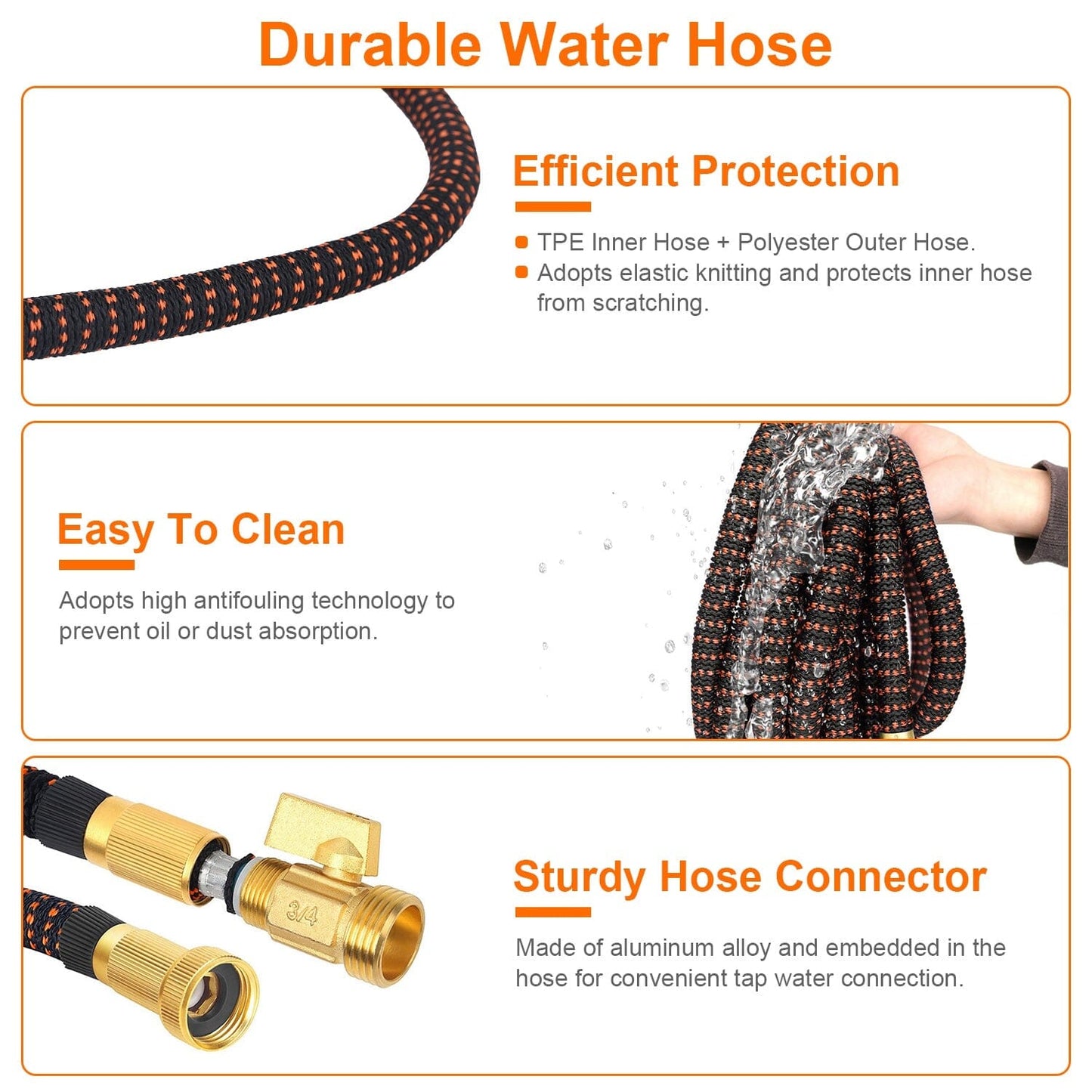 Rynx | Garden Hose Watering Kit with Spray Nozzle