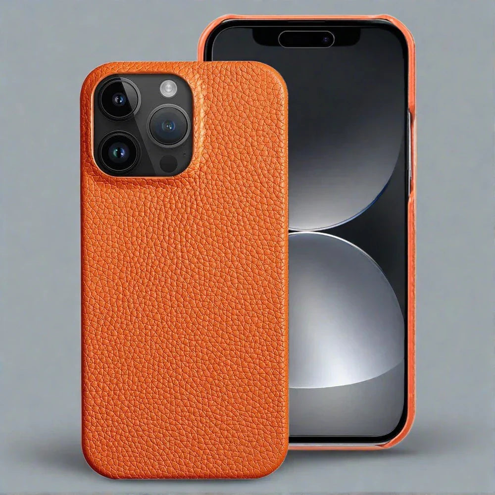 RYNX | Genuine Leather Case Shockproof Case Of Luxury Engraved Leather