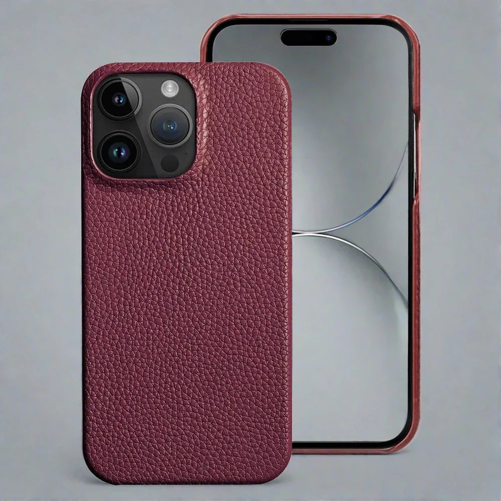RYNX | Genuine Leather Case Shockproof Case Of Luxury Engraved Leather