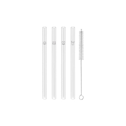 Rynx | Drinking Straws Animals 4-Piece Set
