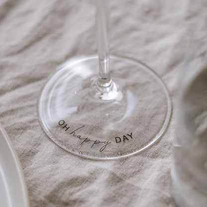 Rynx | Wine Glass Oh happy day 390 ml