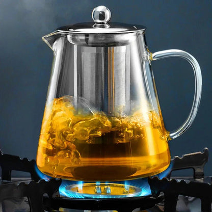 Rynx | Glass Teapot - Tea Filter Infuser For Perfect Tea