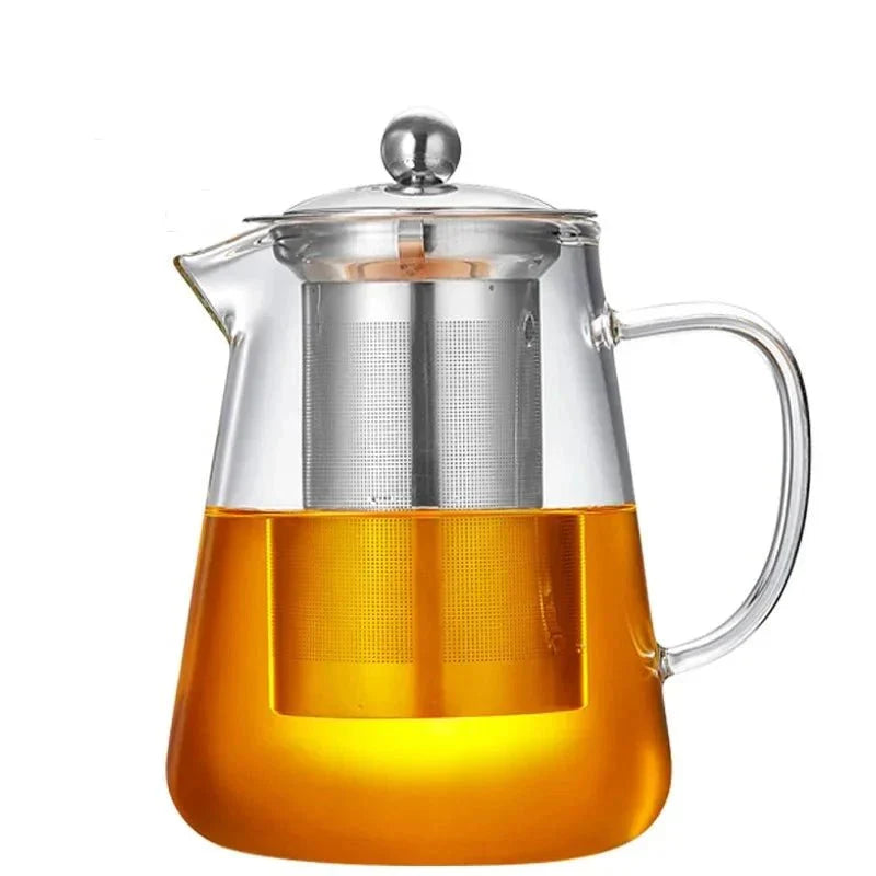 Rynx | Glass Teapot - Tea Filter Infuser For Perfect Tea 1300ML