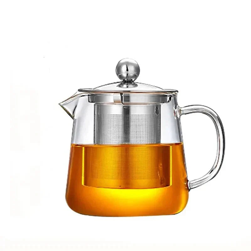 Rynx | Glass Teapot - Tea Filter Infuser For Perfect Tea 550ML