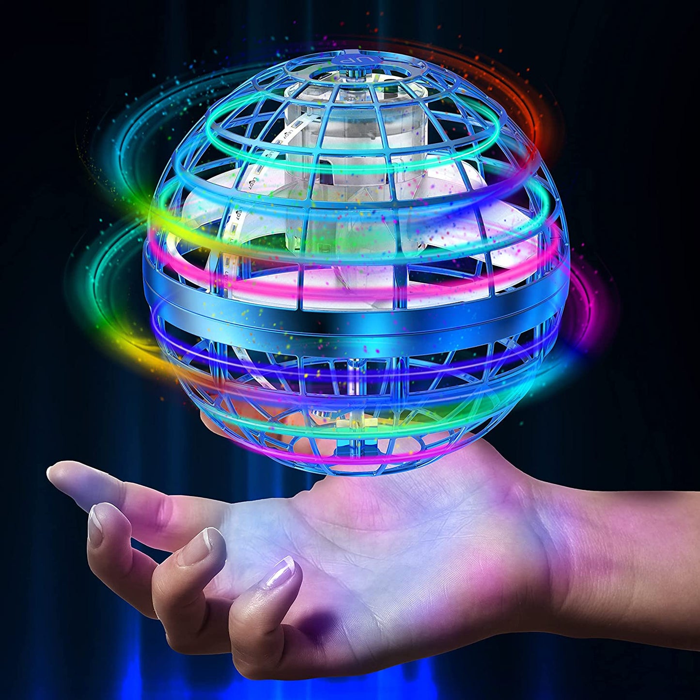 Rynx | Flying Orb Ball Rechargeable Boomerang Spinner UFO Drone Toy